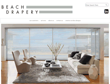 Tablet Screenshot of beachdrapery.com